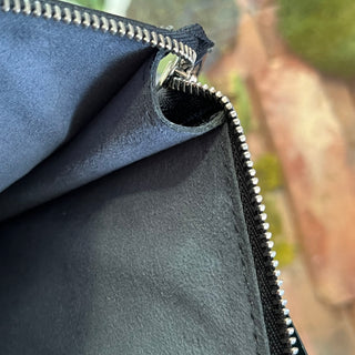 LOUIS VUITTON Pochette Accessories 24 Black Epi Leather Shoulder Bag