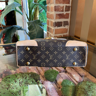 LOUIS VUITTON Beverly MM Brown Monogram Canvas Shoulder Bag