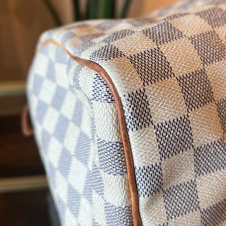 LOUIS VUITTON Speedy 35 Damier Azur