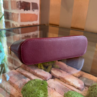 CARTIER Red Leather Cosmetic Case