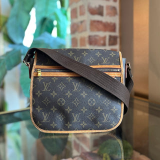 LOUIS VUITTON Bosphore Messenger PM Brown Monogram Canvas Crossbody Bag