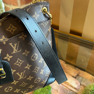 LOUIS VUITTON Odeon Noir Damier Ebene Canvas Crossbody Bag