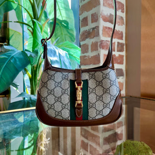 GUCCI Jackie 1961 Mini Brown Shoulder Bag