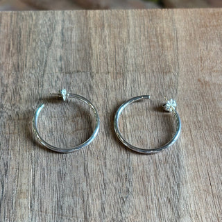 TIFFANY & CO Tube Hoop Earrings