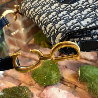 CHRISTIAN DIOR Saddle Dior Oblique Jacquard Shoulder Bag