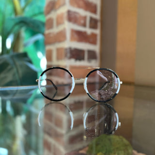 GUCCI GG0061S Black/Gold Round Sunnies