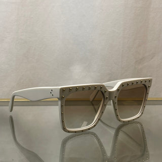 CELINE CL4055FS White Studded Sunglasses TS