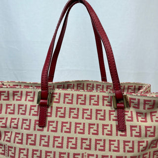 FENDI Zucchino Red Mini Tote