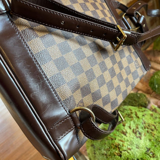 LOUIS VUITTON Soho Brown Damier Ebene Canvas Backpack