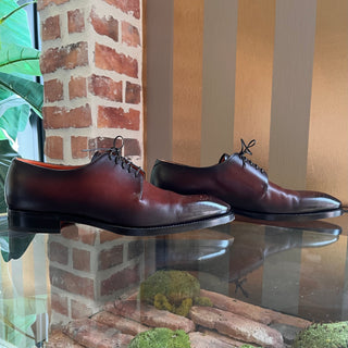 LOUIS VUITTON Mens Brown Leather Loafers SZ 10.5