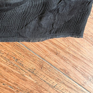 BURBERRY Black Mulberry Silk Scarf