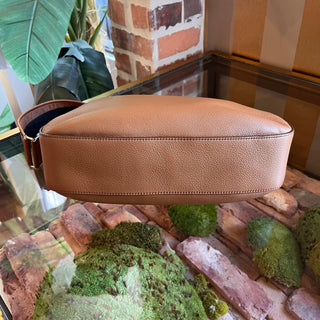 PRADA Daino Brown Daino Soft Leather Shoulder Bag