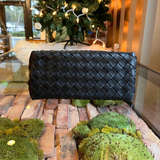 BOTTEGA VENETA Andiamo Small Black Leather Tote Bag