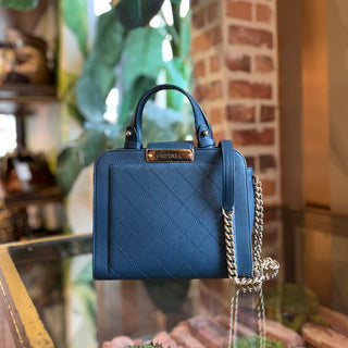 CHANEL Small Label Click Shopper Grained Calfskin Stitched Tote