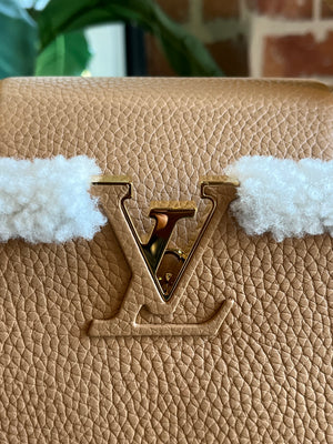 LOUIS VUITTON Capucines BB with Shearling