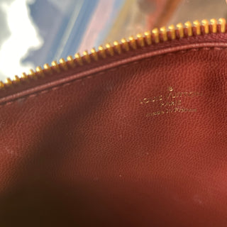 LOUIS VUITTON Coussin BB Maroon Monogram Vernis Shoulder Bag