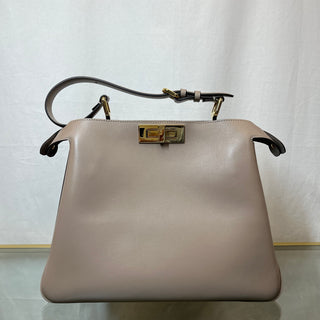 FENDI Peekaboo Soft Medium Dove Gray