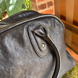 CHANEL Rue de Cambon Large Black Caviar Leather Bowling Bag