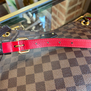LOUIS VUITTON South Bank Damier Ebene Canvas Crossbody