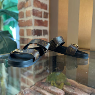 LOUIS VUITTON Bom Dia Flat Comfort Mule Slides SZ 42 (US 12)