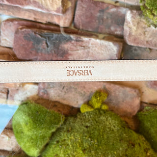 VERSACE Green Medusa Head Monochrome Belt 90/36(L)