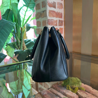 PRADA Galleria Small Black Saffiano Leather Tote Bag