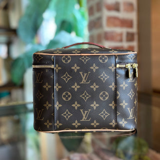 LOUIS VUITTON Vanity Monogram Brown Canvas Top Handle Bag