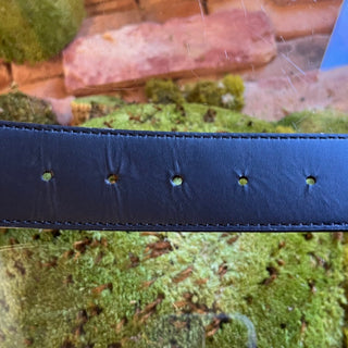 LOUIS VUITTON Black Initials Eclipse Monogram 90/36 Belt