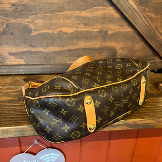 LOUIS VUITTON Galliera PM Brown Monogram Canvas Hobo Bag