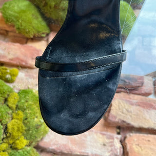 GUCCI Black Leather Strappy Heels SZ 8.5