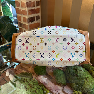 LOUIS VUITTON Ursula White Multicolor Shoulder Bag