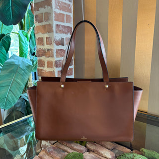 VALENTINO Brown Rockstud Fierce Tote