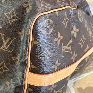 LOUIS VUITTON Speedy Bandouliere 40 Brown Monogram Canvas Weekend Bag