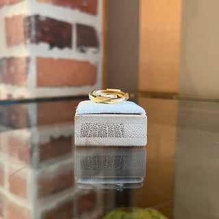 GUCCI 18K Yellow Gold Link To Love Ring SZ 17