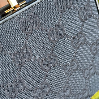 GUCCI GG Canvas Black Tiger Head Wallet DIA317