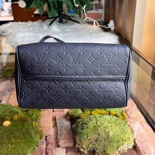 LOUIS VUITTON Speedy Bandouliere 25 Monogram Empreinte Leather Satchel Bag