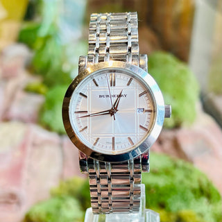 BURBERRY BU1350 The City Silver Stainless Steel Quartz Watch