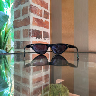 JIMMY CHOO SPARKS/G/S 807IR Black Acetate Cat Eye Sunglasses