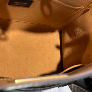 LOUIS VUITTON On My Side Black Calfskin Monogram Tote Bag