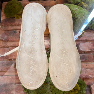 DOLCE & GABBANA White Leather Portofino Low Top Sneakers SZ 39.5 (US 9.5)