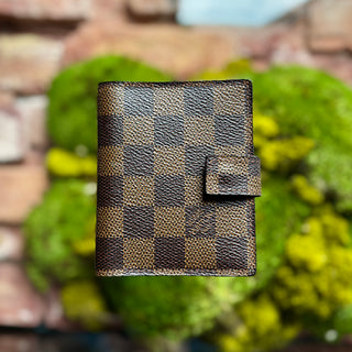LOUIS VUITTON Vintage Damier Ebene French Bifold Wallet