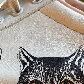 GUCCI Ace Mystic Cat White Leather Sneakers SZ 38 (US 8)