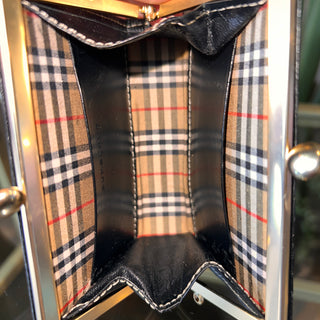 BURBERRY Vintage French Kisslock Wallet