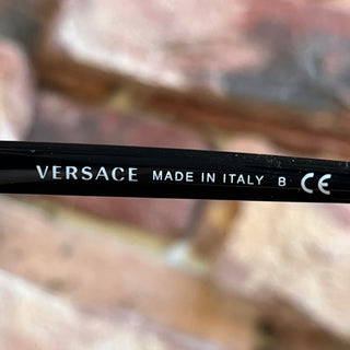 VERSACE MOD.4324-B Black Acetate Round Sunglasses