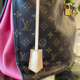 LOUIS VUITTON Gaia Cerise Monogram Canvas Hobo Bag