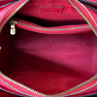 LOUIS VUITTON Vintage Castillian Red Epi Leather Pont-Neuf Handbag