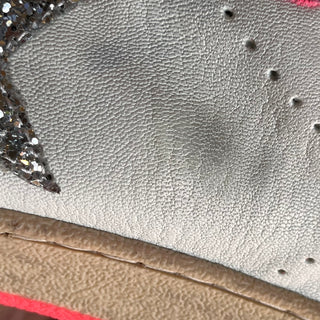 GOLDEN GOOSE Ballstar White Leather Pink Suede Sneakers SZ 39 (US 9)