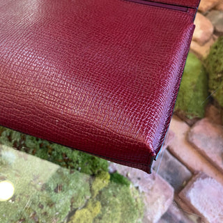 LOEWE Vintage Rouge Leather Clutch