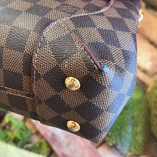 LOUIS VUITTON Caissa Damier Ebene Canvas Shoulder Bag