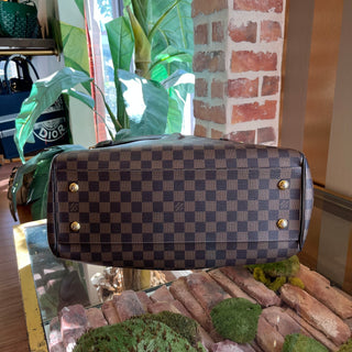 LOUIS VUITTON Trevi GM Brown Damier Ebene Canvas Tote